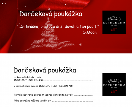 Darčeková poukážka - ošetrenie INTENSIVE v hodnote 75,-EUR